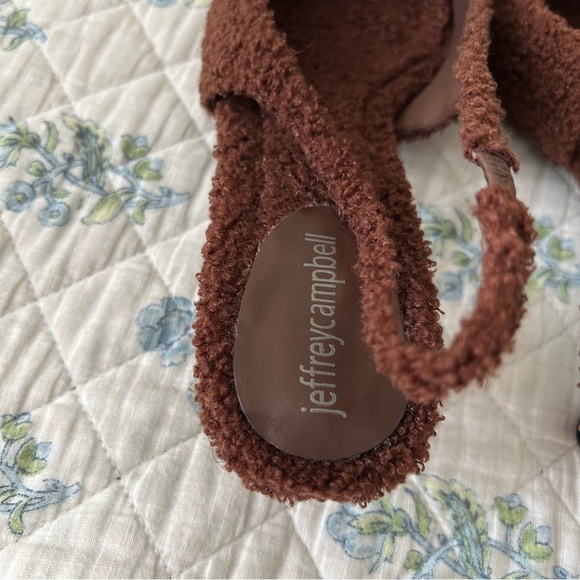 Jeffrey Campbell Persona T Teddy Brown Kitten Heels Sz 8 - Picture 10 of 11